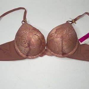 SUPER PUSH UP EXTREME PADDED DOUBLE PADDLE ADD 2 CUP SIZE BOMBSHELL BRA.